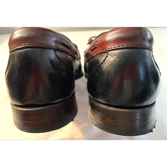 Footjoy Kiltie Tassel Loafers Black/Brown Men’s Shoes Size 9 Medium - Picture 4 of 12